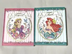 ディズニー　アリエル　ラプンツェル　メモ帳
