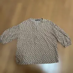 UNIQLO 花柄 五分袖チュニック❣️レディースMサイズ