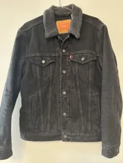 Levi's ボアブラックデニムジャケット