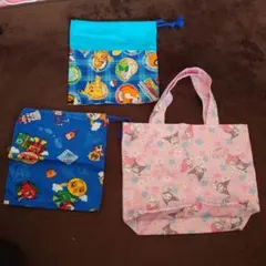 ポケットモンスター・アンパンマン バッグセット