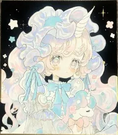 手描きイラスト　ユニコーン