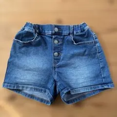 GU デニムハーフパンツ 100cm