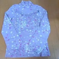 GAP　160cm　薄紫　ハイネック　星柄カットソー