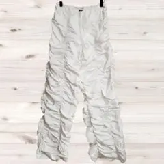 B1571 シーイン イージーパンツ(S) ウエストゴム シャーリング ギャザー