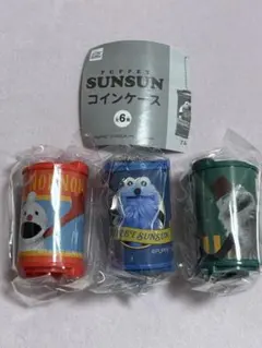 パペットスンスン コインケース ガチャ スンスン ノンノン ゾンゾン 3点
