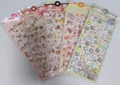 3Dシール　ボンドロ風シール　5種セット