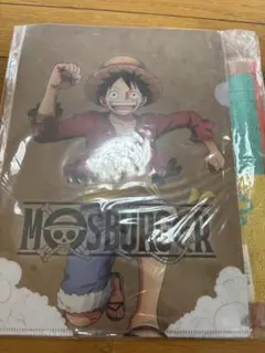 MOS BURGER ワンピース クリアファイル　ハンドタオルセット