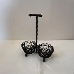 アンティーク アイアンキャンドルホルダー　フランス