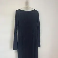 H&M ニットワンピ ダークグレー S