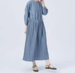 【美品です❗️】BEAMS ビームス サイドリボン プリーツワンピース