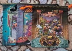 ディズニーシーハロウィン巾着3点セット