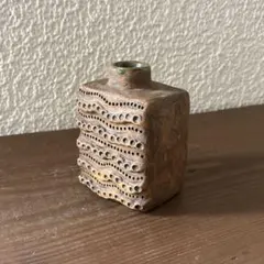 ヴィンテージ花器 ドイツ 陶器 フラワーベース 一輪挿し 花瓶 オブジェのサムネイル
