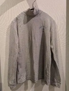 パーリーゲイツ　PEARLY GATES ストライプ タートルネック