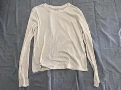GU ソフトシアークルーネックT Mサイズ　ナチュラル