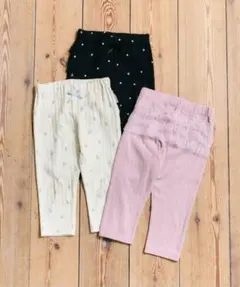 アプレレクール 後ろフリル ひんやりレギンスパンツ 90サイズ 接触冷感 女の子のサムネイル