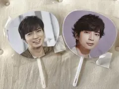 嵐　松本潤　ミニうちわ　2種セット