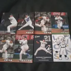 西武ライオンズ プロ野球チップスカード8枚セット