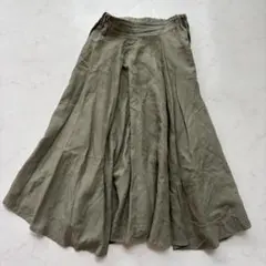 jena エスパスメルヴェイユ スカート フレア リネン F（C631）