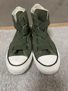 ニ*E様 CONVERSE ALL STAR ハイカットスニーカー オリーブ