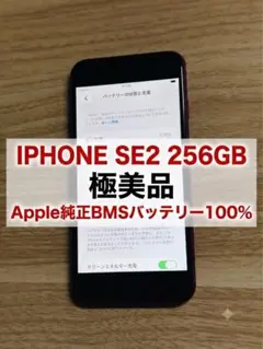 iPhone SE2 256GB 極美品 Apple純正BMSバッテリー100% iPhone SE2 256GB 極美品Apple純正BMSバッテリー100% - メルカリ
