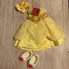 ソランちゃん　ベル ドレス 美女と野獣 メルちゃん レミンちゃんにも