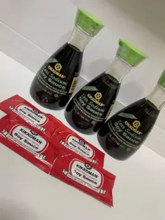 【ラスト出品】Kikkoman Less Sodium Soy Sauce3本のサムネイル