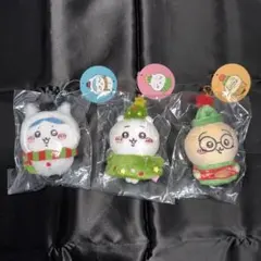 ⑤ちいかわ ハッピーホリデーなマスコット ぬいぐるみ ハチワレ うさぎ