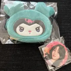 TWICE サンリオ 缶バッジポーチ ミブリー クロミ　ミナ