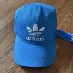 アディダスadidas キャップ水色（フリーサイズ）