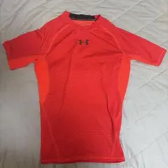 UNDER ARMOUR 컴프레션 반팔 셔츠 레드 MD