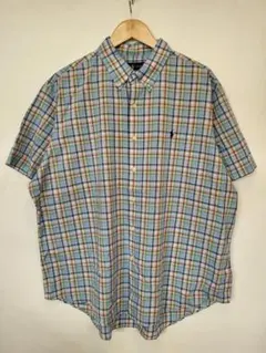 ラルフローレン チェック柄 半袖シャツ ●アメリカ古着（商品番号5570）