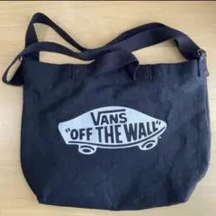 VANS ヴァンズ トートバッグ ショルダーバッグ 2WAY ブラック 中古品のサムネイル