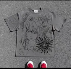 天使 Tシャツ archive y2k グラフィック Tシャツ グレー y2k archive - メルカリ