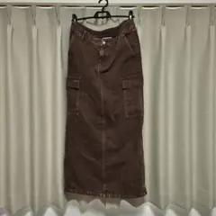 H&M ブラウン タイトスカート EUR 38　バックスリットのサムネイル
