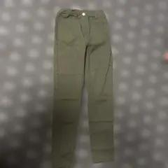 GU 140cm オリーブグリーン ロングパンツ