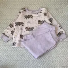 M*＊様 ユニクロ パウパトロール 女の子 長袖キルトパジャマ 110cm