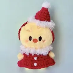 サンタ帽子とワンピースのセット　skzoo ポガリ　10cm ぬい服　クリスマス