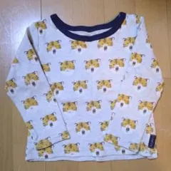 フタフタ ロングTシャツ 100 トラさん 総柄 futafuta