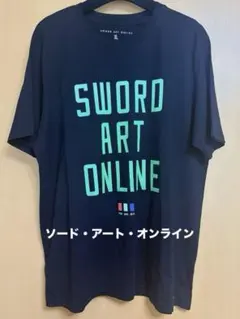 ソード・アート・オンライン GU コラボ Tシャツ XL ブラック タグありのサムネイル