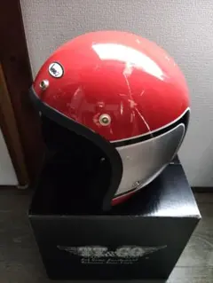 ☆buco 赤 ジェットヘルメット ビンテージ☆のサムネイル