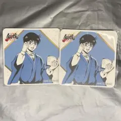 銀魂 志村新八 線画 コースター 2枚セット