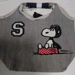 ラスト♥東京限定品♥大人気!!スヌーピー トートバッグ ストライプ