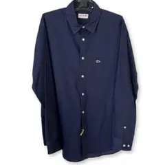 【美品】ラコステ 長袖 ネイビー 5（L相当）コットンのサムネイル