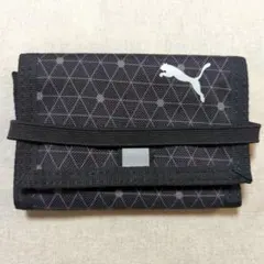 PUMA キッズ 財布 三つ折り ブラック