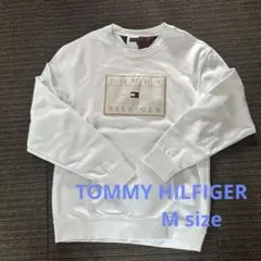 【超美品】TOMMY HILFIGER 白　パーカー