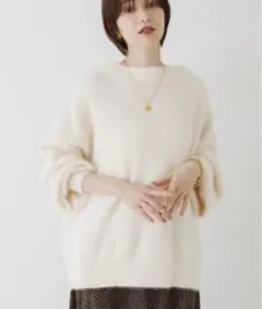 フォックス＆ラクーン パフスリーブニットプルオーバー
