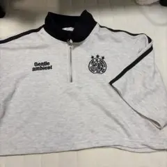 INGNI ハーフジップ 半袖Tシャツ グレーのサムネイル