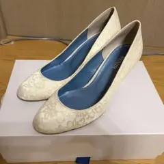 BENIR ベニル ウェディングパンプス レース 36 23cm - メルカリ