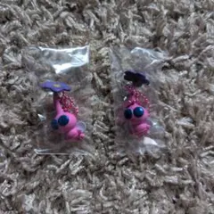 【美品】❁PIKMIN❁マスコット＆フルーツグミ2羽ピクミン2体のサムネイル
