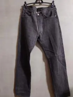 【希少】リーバイス501 Levi's 先染 ブラックデニム 90s USA製